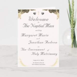 Catholic Grace Wedding Program Programme