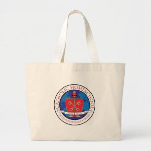Catholic Homeschool Crest Tote Bags