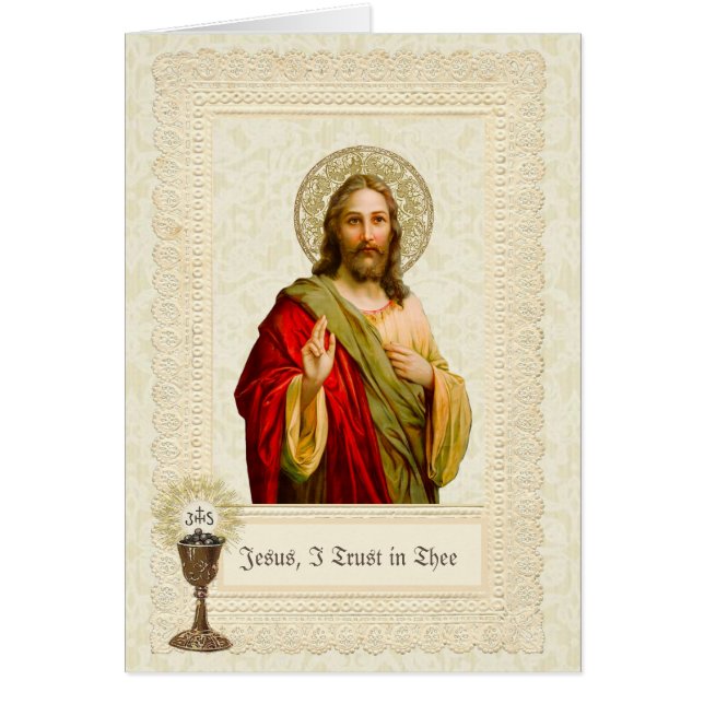 Catholic Jesus Divine Mercy Prayer (Front)