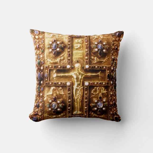 Catholic Landau Gospels Cushion (Front)