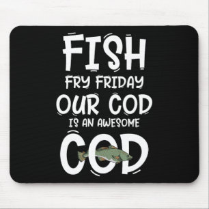 Catholic Lent And Easter Christian Lenten Fish Fry Mouse Mat