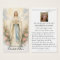 Catholic Lourdes Funeral Memorial Prayer Card