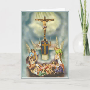 Catholic Mass Offering Card