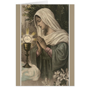 Catholic Mass Offering Card