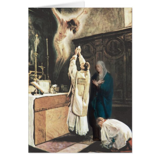 Catholic Mass Offering Funeral Sympathy (Front)