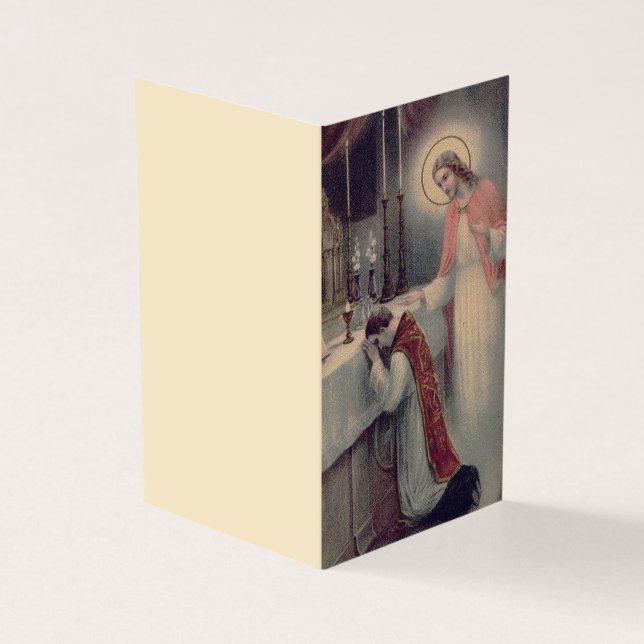 Catholic Mass Offering Prayer Jesus Holy Cards (Outside)