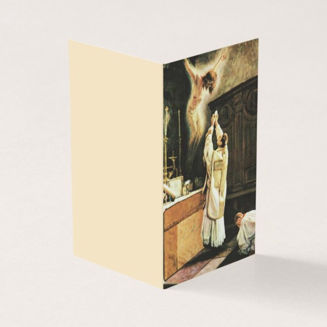 Catholic Mass Offering Prayer Jesus Holy Cards (Outside)
