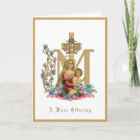 Catholic Mass Offering Virgin Mary Jesus
