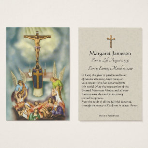 Catholic Mass Sympathy Condolence Holy Card