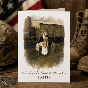 Catholic Military Blessing Deployment Prayer Card