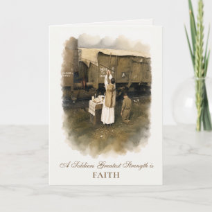 Catholic Military Blessing Deployment Prayer Card