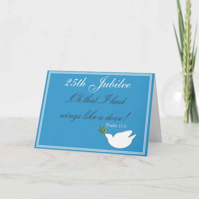 Catholic Nun "25th Jubilee" Card (Front)