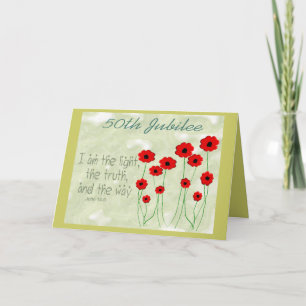 Catholic Nun "50th Jubilee" Card