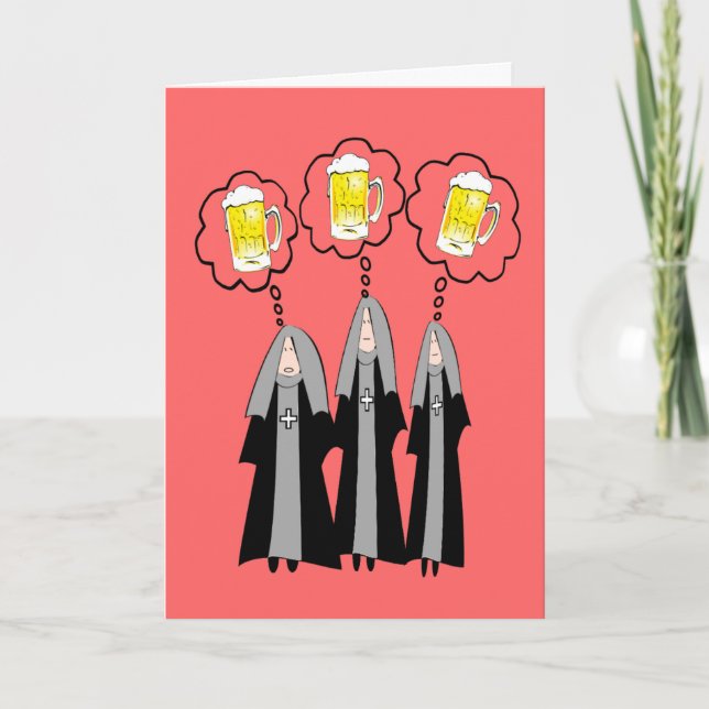 Catholic Nun Gifts~~Hilarious Card (Front)