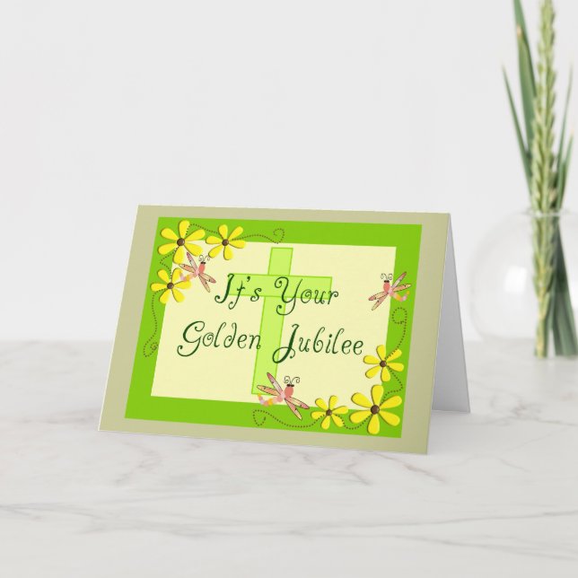 Catholic Nun Golden Jubilee Cards (Front)