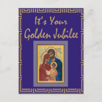 Catholic Nun Golden Jubilee Cards
