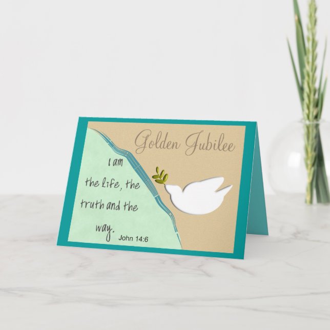 Catholic Nun "Golden Jubilee" Cards & Gifts (Front)