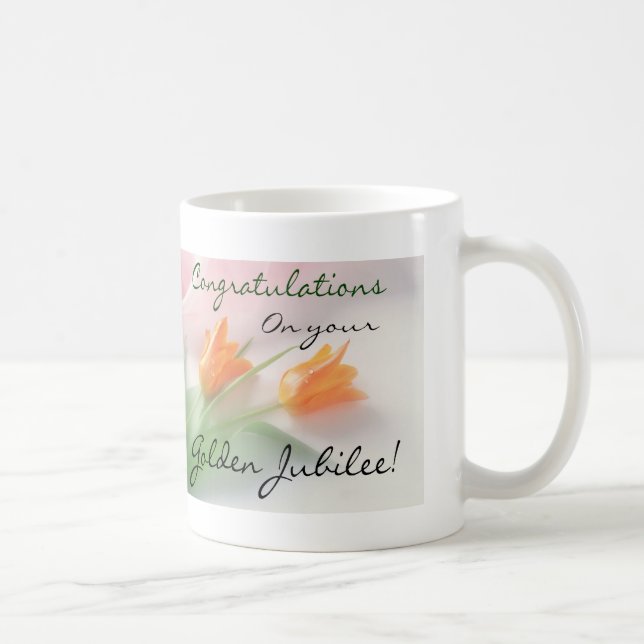 Catholic Nun "Golden Jubilee" Cards & Gifts Coffee Mug (Right)