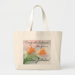 Catholic Nun "Golden Jubilee" Cards & Gifts Large Tote Bag