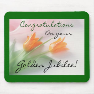 Catholic Nun "Golden Jubilee" Cards & Gifts Mouse Mat