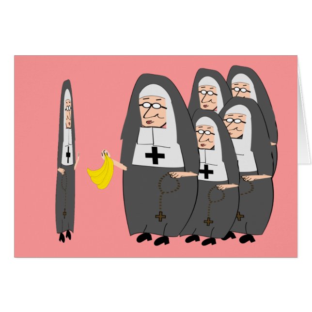 Catholic Nun Humour "Fat Sisters" (Front Horizontal)