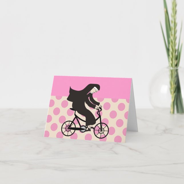 Catholic Nun Note Cards Nun Art (Front)