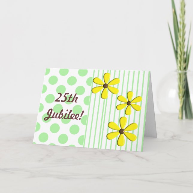 Catholic Nun Silver 25th  Jubilee Cards & Gifts (Front)