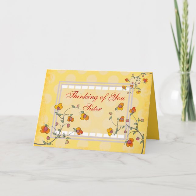 Catholic Nun "Thinking of You" card (Front)