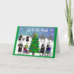 Catholic Nuns Christmas Cards "Joy To The World"