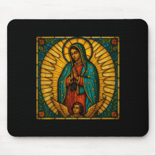 Catholic Our Lady Of Guadalupe Mexican Saint Virgi Mouse Mat