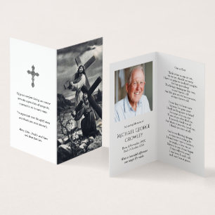 Catholic Prayer Cards   Antique de Jesus