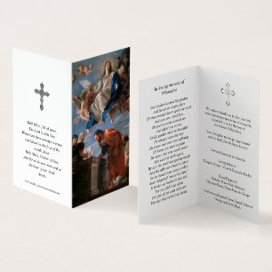 Catholic Prayer Cards Assumpti