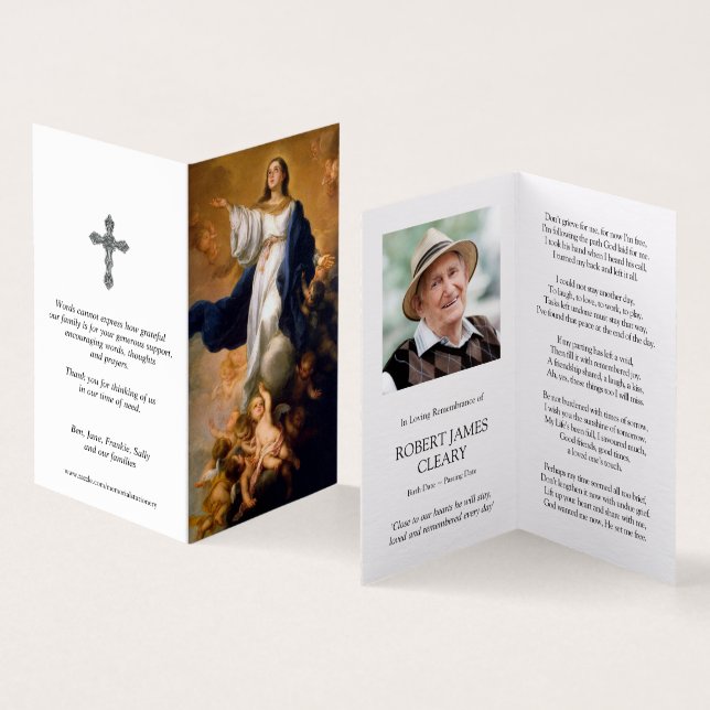 Catholic Prayer Cards | Assumption 1 (Inside and Outside)