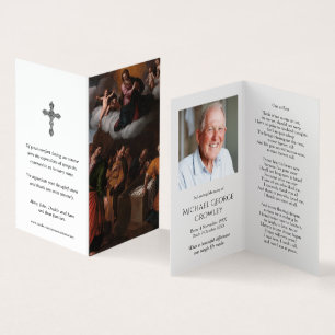 Catholic Prayer Cards Assumption of Mary