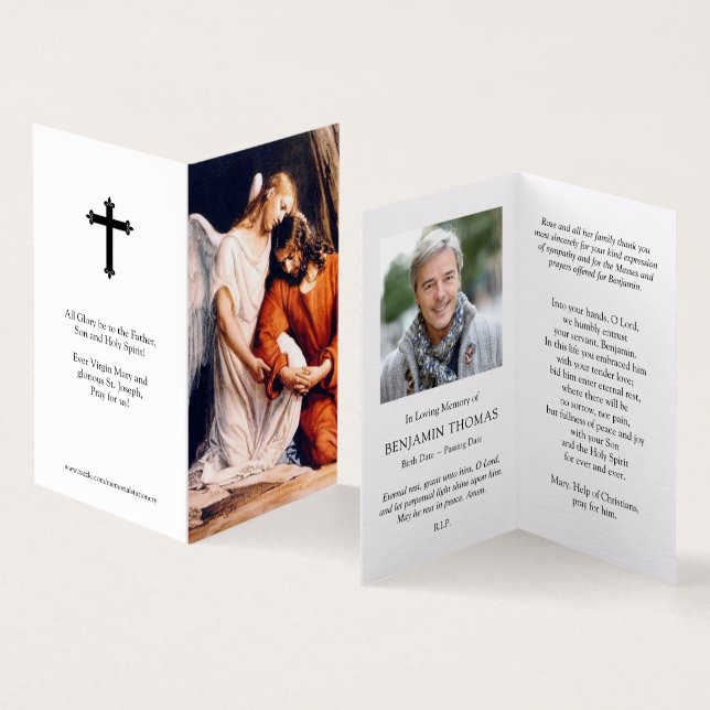Catholic Prayer Cards | Comforted in the Desert (Inside and Outside)