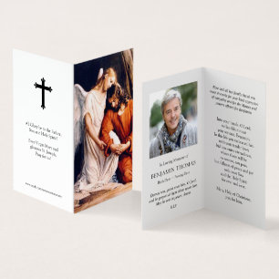 Catholic Prayer Cards   Comforted in the Desert