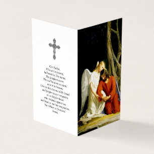 Catholic Prayer Cards   Comforting Angel