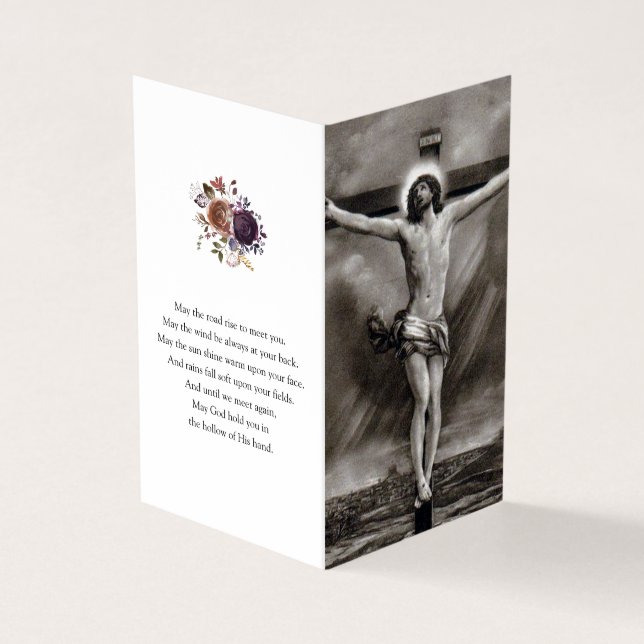 Catholic Prayer Cards | Crucifixion of Jesus 2 (Outside)