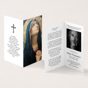 Catholic Prayer Cards   Heavenly Mother