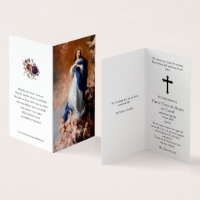 Catholic Prayer Cards | Immaculate Conception