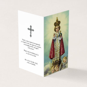 Catholic Prayer Cards   Infant of Prague