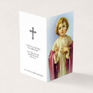 Catholic Prayer Cards   Infant of Prague 1