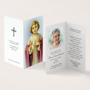 Catholic Prayer Cards   Infant of Prague 1