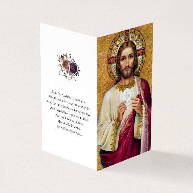 Catholic Prayer Cards | Jesus 1 (Outside)