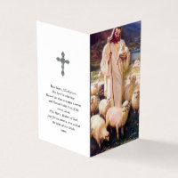Catholic Prayer Cards | Jesus Good Shepherd 5