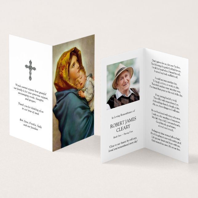 Catholic Prayer Cards | Madonnina (Inside and Outside)