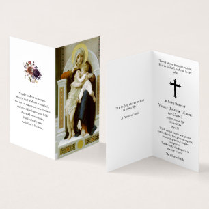 Catholic Prayer Cards   Mary, Jesus & St. John