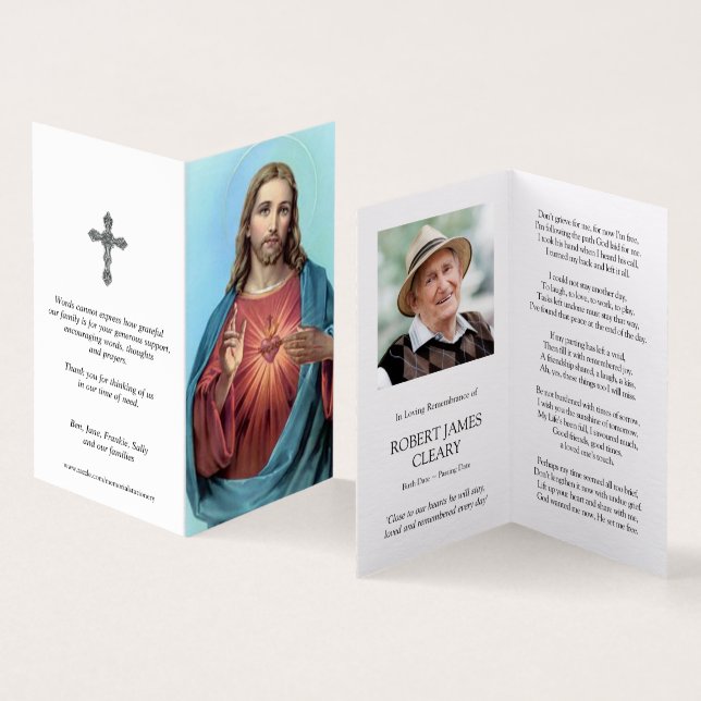 Catholic Prayer Cards | Most Loving Heart (Inside and Outside)