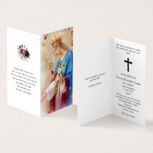 Catholic Prayer Cards Rosaries