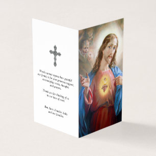 Catholic Prayer Cards   Sacred Heart